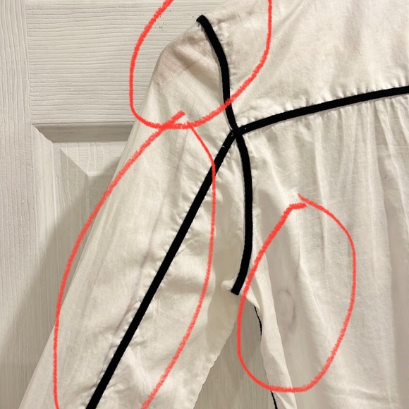 Proenza Schouler for Target White Black Piping Shirt - Picture 8 of 16